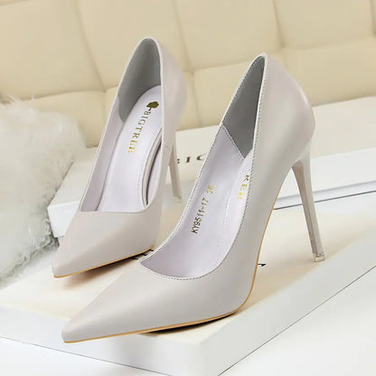 9511-17 Korean Style Slim High Heel Women's Shoes