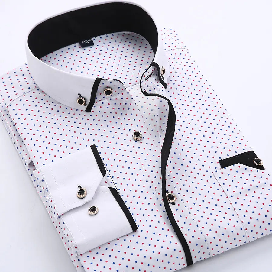 Men's Slim Fit Casual Cotton Shirts for Daily Wear