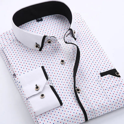 Men's Slim Fit Casual Cotton Shirts for Daily Wear