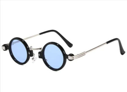 משקפי שמש עגולים בסגנון סטימפאנק רטרו
