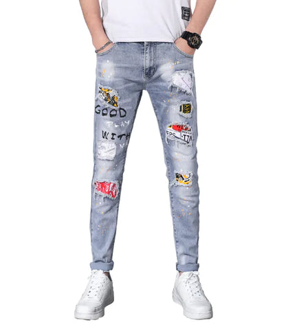 Vintage Straight Fit Men's Jeans