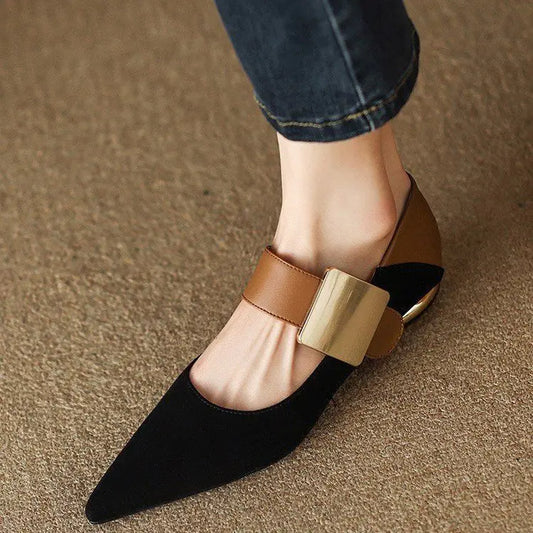 2023 Spring Autumn French Style Mary Jane Shoes for Women