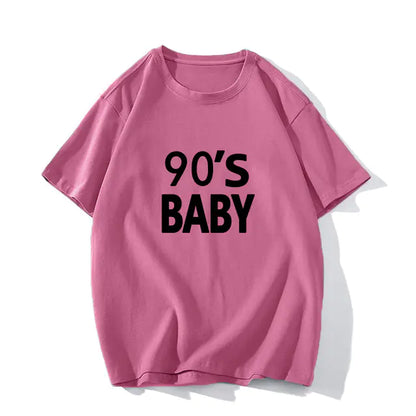 Hirsionsan Women's Oversized Aesthetic Letter T-Shirt