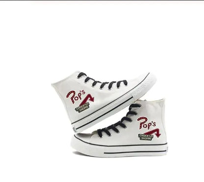 Men's Canvas High-Top Shoes - South Side Serpents Series