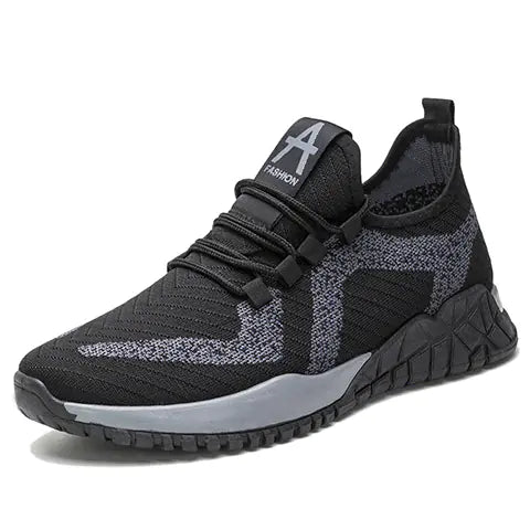 Fashionable Outdoor Men's Breathable Knit Sneakers