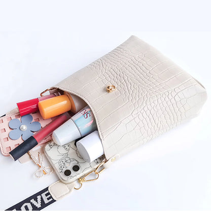Luxury Crocodile Leather Crossbody Bag for Women
