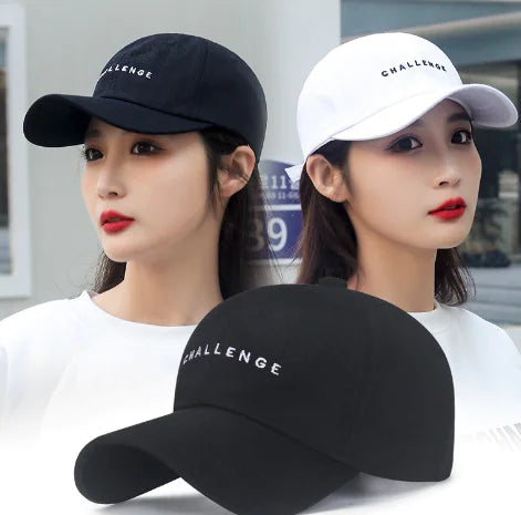 Duckbill Cap, Letter Baseball Cap, Sun Hat