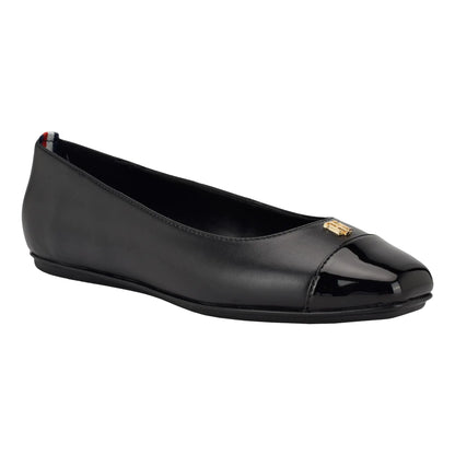 Tommy Hilfiger Womens Bekim Flat Black Multi 002 8