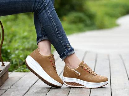Thick-Soled Rocking Shoes for Casual Sports and Travel