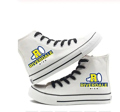 Men's Canvas High-Top Shoes - South Side Serpents Series