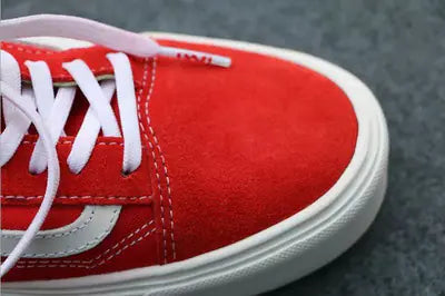 Black and White Striped Canvas Skate Shoes