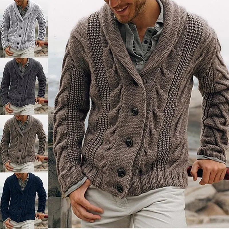 Knitted Cardigan Sweater