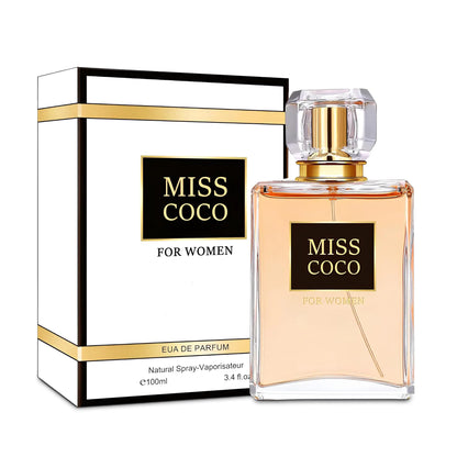 A CENTER Perfume for Women Long Lasting Fragrance Eau de Parfum Floral & Sweet Womens Perfume Daily Used 3.4 Fluid Ounce(Miss Coco for Women)
