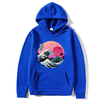Japanese Anime Print Hoodies for Men and Women