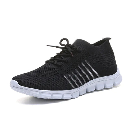 Breathable Knit Athletic Shoes for Women (Sizes 40-43)
