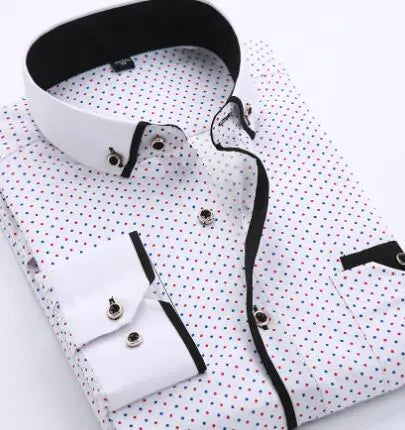 Men's Slim Fit Casual Cotton Shirts for Daily Wear