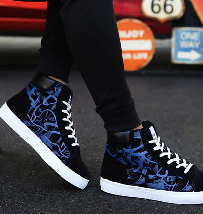 Spring High-Top Korean Casual Canvas Shoes for Teens