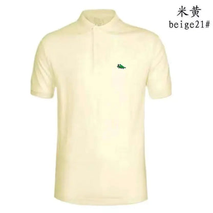 High-End Casual Embroidered Men's Polo Shirt 2024