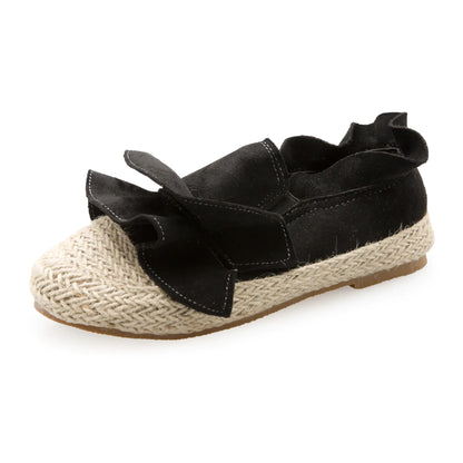 Suede Flat Shoes for Women (Slip-On Style)