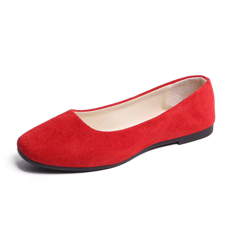 Spring Autumn Comfortable Flat Slip-On Shoes for Women
