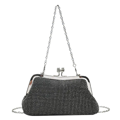 Crossbody Clip Chain Bag for Stylish Outings