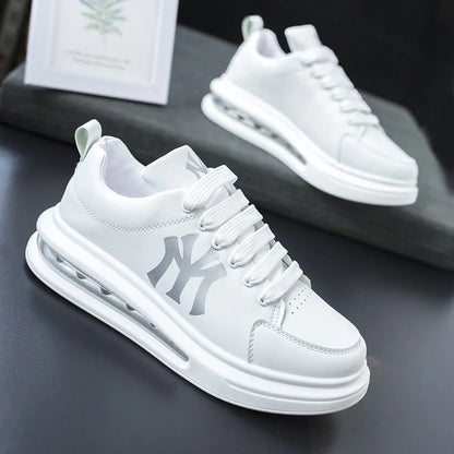 2022 Men's Casual White Sneakers - Soft Sole Couple Shoes