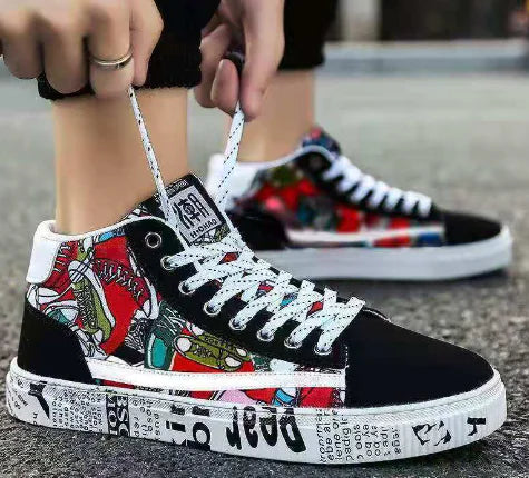 Chinese Style Canvas Shoes for Teenage Boys (Age 15)