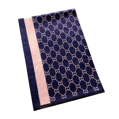 Winter Thickened Double-Sided Scarf for Women