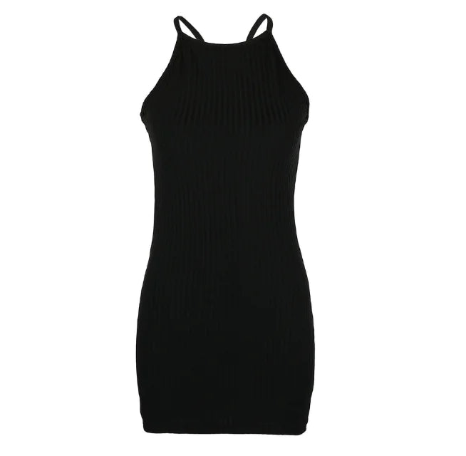 Ribbed Cami Dress, Sleeveless Ribbed Dress
