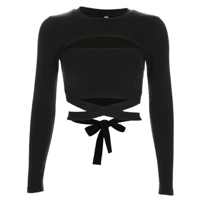 Lace Long Sleeve T-Shirt