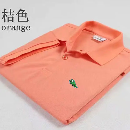 High-End Casual Embroidered Men's Polo Shirt 2024