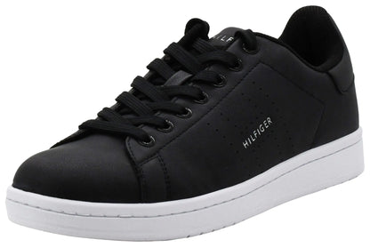 Tommy Hilfiger Mens Liston Sneaker Black/White 10.5