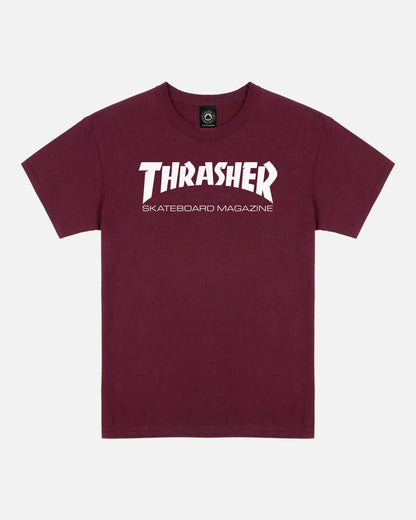 SKATE MAG - TSHIRT - MAROON Red L
