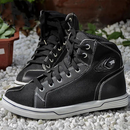 מגפי רכיבה קצרים לגברים לקיץ עם אופנוע