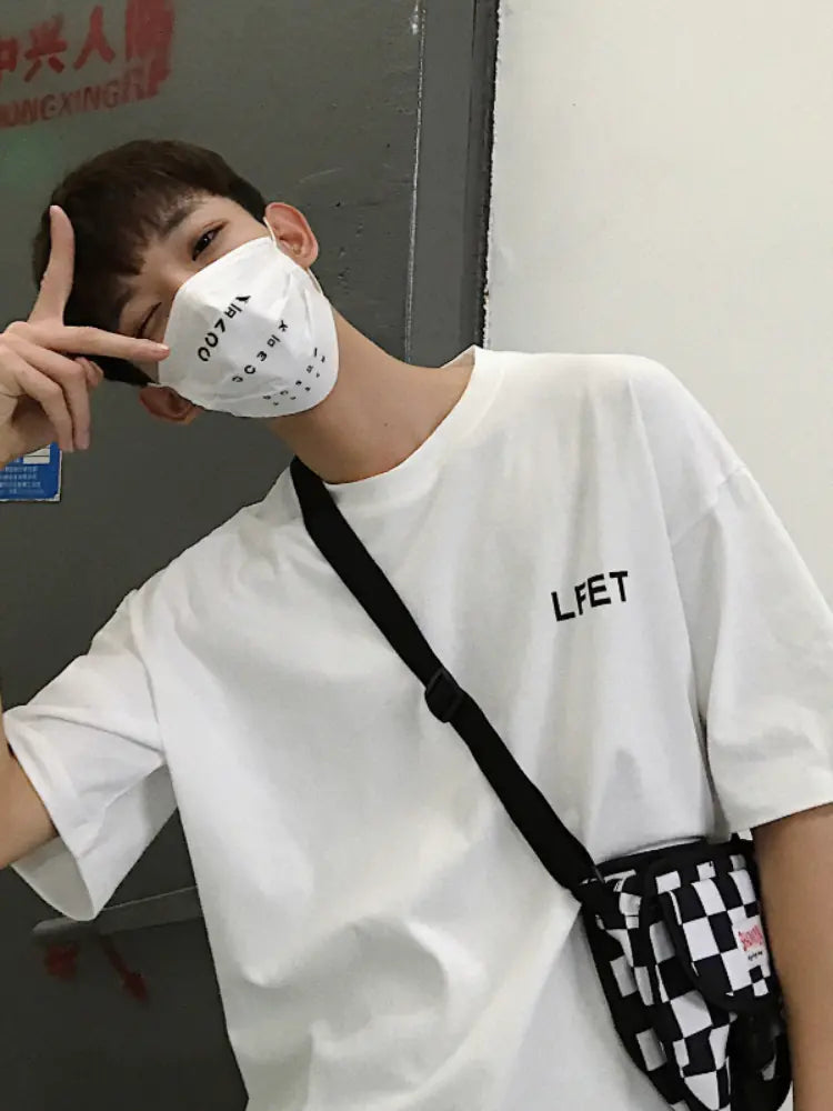Korean Style Casual T-shirts for Men - Summer Chic Tops