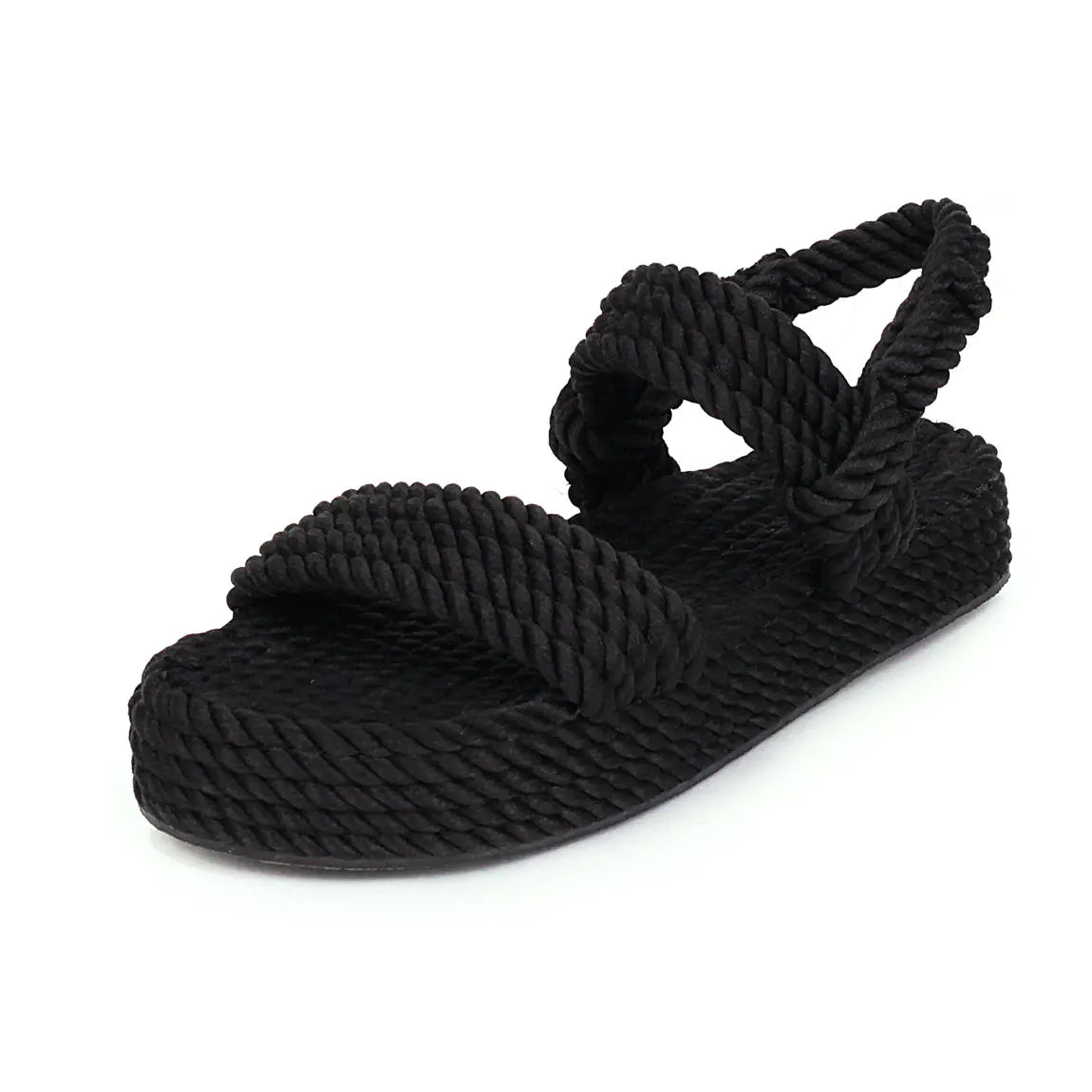 Rope Sandals, Woven Linen Beach Shoes for Women