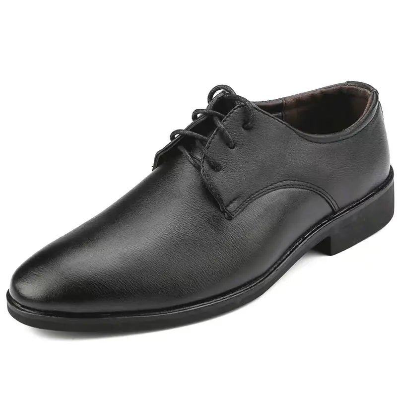 Men's Business Casual Leather Shoes for Office and Weddings