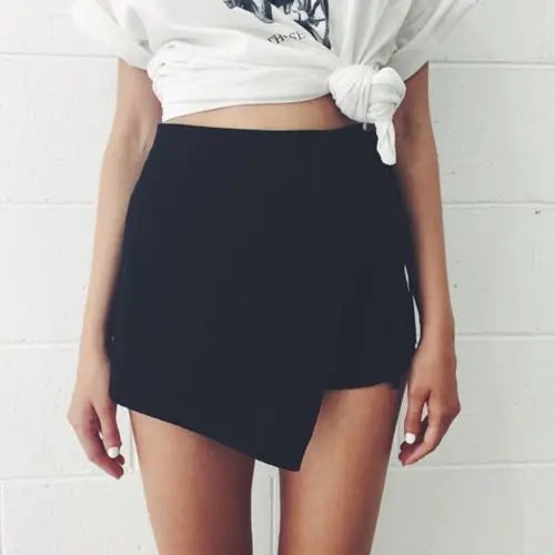Irregular Shorts, Skirt, and Shorts Combo