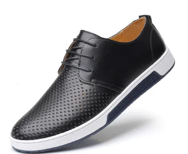 Men's Genuine Leather Casual Sneakers