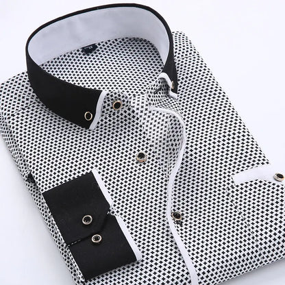 Men's Slim Fit Casual Cotton Shirts for Daily Wear