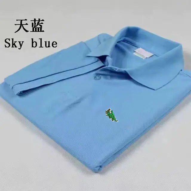 High-End Casual Embroidered Men's Polo Shirt 2024