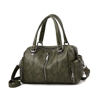 Trendy Color-Block Women's Tote Bag with Wide Strap