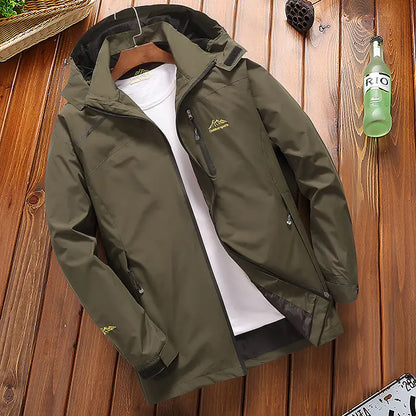 Men's Loose Outdoor Windproof Jacket for Climbing