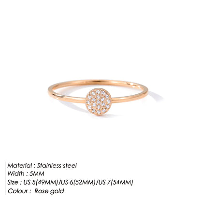 Golden Stainless Steel Couple Rings