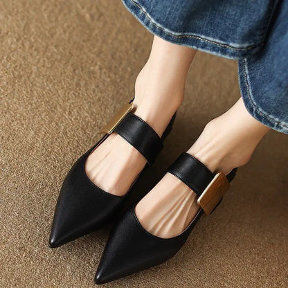 2023 Spring Autumn French Style Mary Jane Shoes for Women