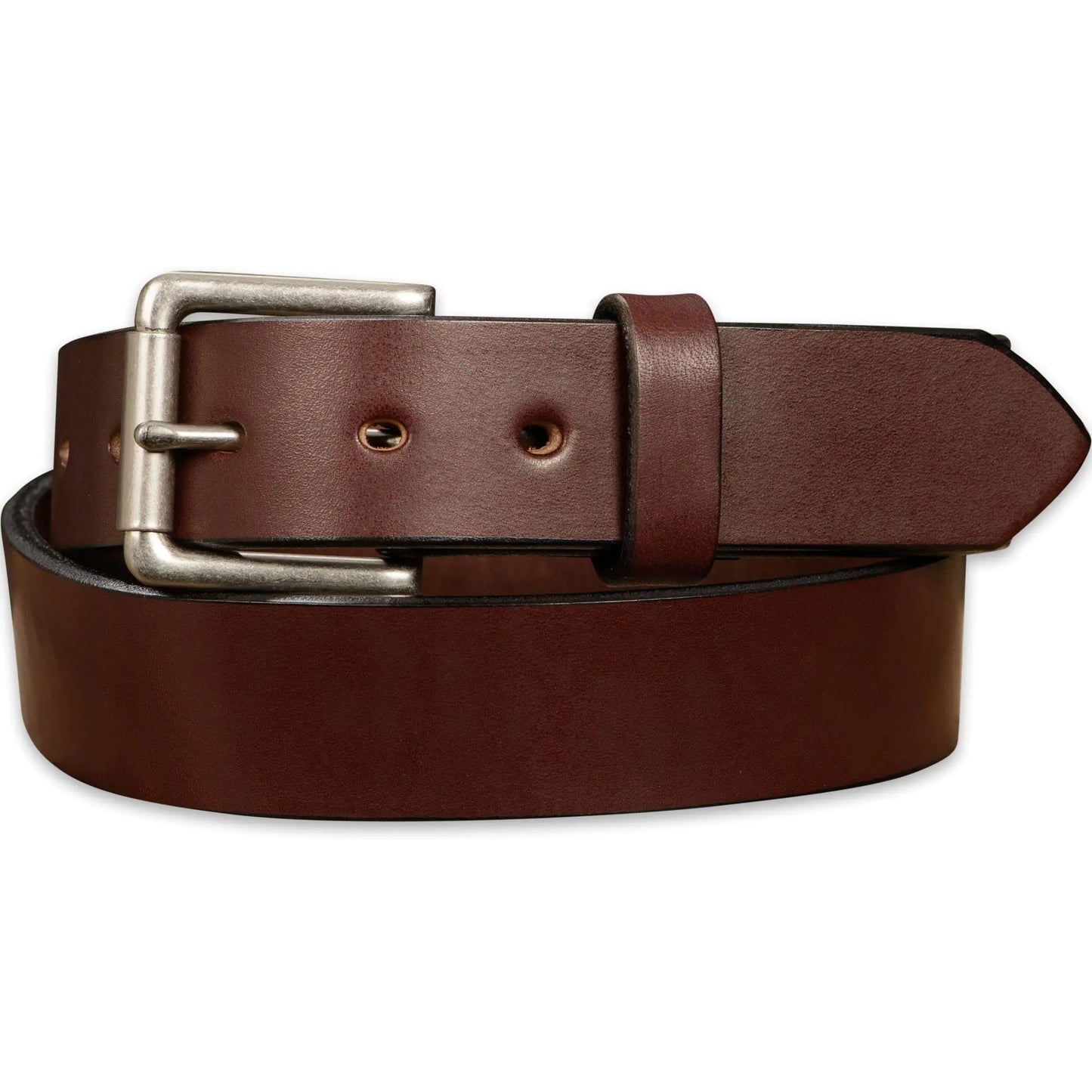 Bullhide Belts Mens Leather Belt for Work Casual Dress 1.50" Wide Brown 38"