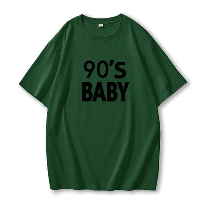 Hirsionsan Women's Oversized Aesthetic Letter T-Shirt