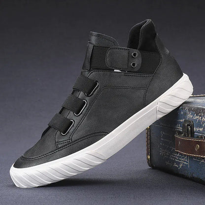 2024 Spring New Men's Casual High-Top Leather Shoes
