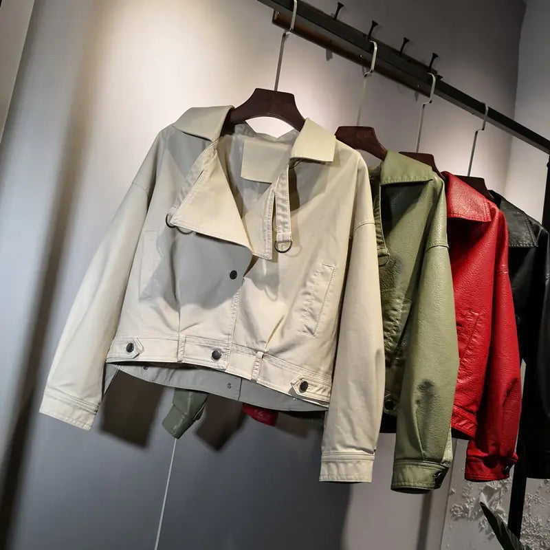 Versatile Slim Fit Women's Street Jackets