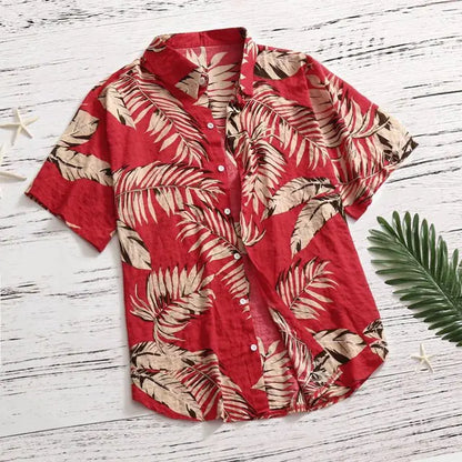 Men's Hawaiian Shirt - Comfortable Casual Beachwear